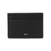 Portacarte di credito Hugo Boss in pelle sintetica con flag logo