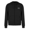Felpa Ea7 con cappuccio Logo Series in misto cotone