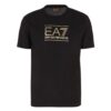 T-shirt Ea7 girocollo Gold Label in cotone