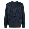 Felpa Armani Exchange stampa logo over