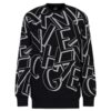 Felpa Armani Exchange stampa logo over