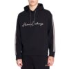 Felpa Armani Exchange con cappuccio e logo in corsivo