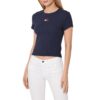 T-shirt Tommy Jeans basic crop center badge