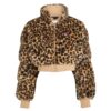 Giubbino Tommy Jeans leopardato logo
