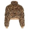 Giubbino Tommy Jeans leopardato logo