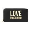 Portafoglio Love Moschino con maxi logo dorato
