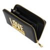 Portafoglio Love Moschino con maxi logo dorato