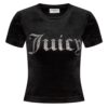 T-shirt Juicy Couture con logo in strass