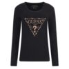 T-shirt Guess stretch logo triangolo