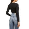 T-shirt Guess stretch logo frontale con strass