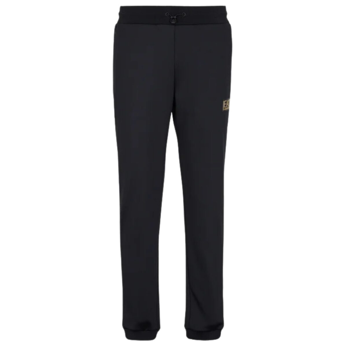 Pantaloni EA7 da tuta con logo oro