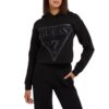 Felpa Guess cuba logo triangolo frontale