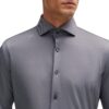 Camicia Hugo Boss slim fit in tessuto elasticizzato