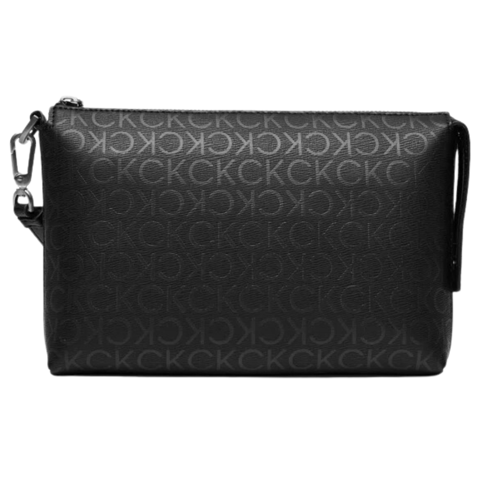 Pochette Calvin Klein logo all over con manico - Remove Store