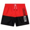 Pantaloncino da bagno Calvin Klein con cordoncino medio