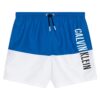 Pantaloncino da bagno Calvin Klein con cordoncino medio