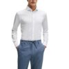 Camicia Hugo Boss slim fit in tessuto elasticizzato