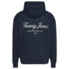 Felpa Tommy Jeans tjm rlx luxe zip thru hoodie