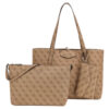 Borsa Guess eco brenton logo all over a spalla