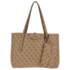 Borsa Guess eco brenton logo all over a spalla