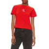 T-shirt Calvin Klein Jeans monologo baby tee
