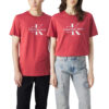 T-shirt Calvin Klein Jeans monologo contorno interrotto