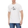 T-shirt Calvin Klein Jeans monologo contorno interrotto
