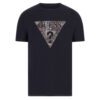 T-shirt Guess stretch logo tirangolo
