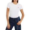 T-shirt Guess logo piccolo triangolo