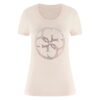 T-shirt Guess logo frontale con strass