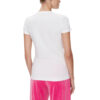 T-shirt Guess stretch logo triangolo con strass