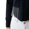 Maglione Twinset Actitude cropped strass