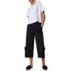Pantaloni Twinset Actitude cropped con volant