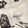 Foulard Twinset Actitude con stampa a fiori e logo