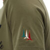T-shirt Aeronautica militare stampa flock frecce tricolori