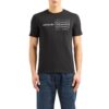 T-shirt Armani Exchange con stampa metal
