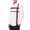 Camicia Harmont Blaine in cotone con fasce bicolor