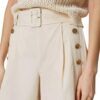 Pantaloni Twinset cropped in popeline
