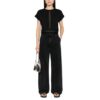 T-shirt Twinset cropped con inserti