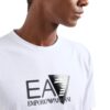 T-shirt EA7 Visibility in tessuto e cotone stretch