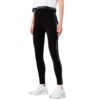 Leggings EA7 logo series a vita alta in cotone stretch
