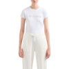 T-shirt Armani Exchange con logo glitter