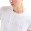 T-shirt Armani Exchange con logo glitter