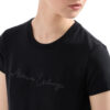 T-shirt Armani Exchange con logo glitter