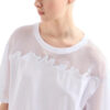 T-shirt Armani Exchange cropped in cotone