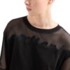 T-shirt Armani Exchange cropped in cotone
