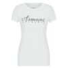 T-shirt Armani Exchange con logo con strass