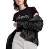 T-shirt Armani Exchange con logo con strass