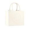 Borsa Armani Exchange milky small con logo in rilievo