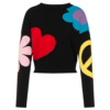 Pullover Moschino Jeans in viscosa stretch colorful